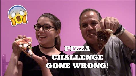 A wife does the Pizza Dare 